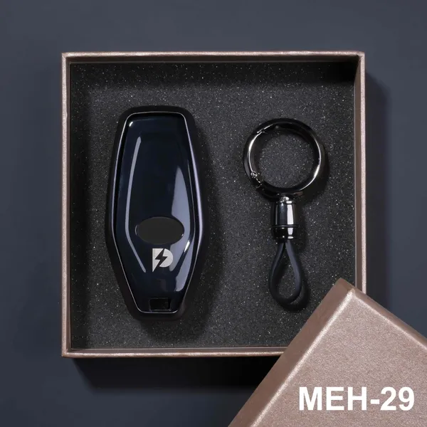 Premium_Tpu_Car_Key_Cover_And_Metal_Keychain(Gunmetal)
