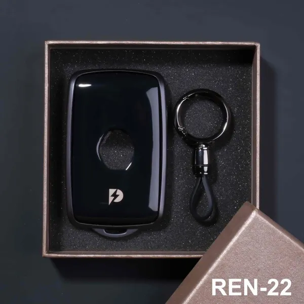 Premium_Tpu_Car_Key_Cover_And_Metal_Keychain(Gunmetal)
