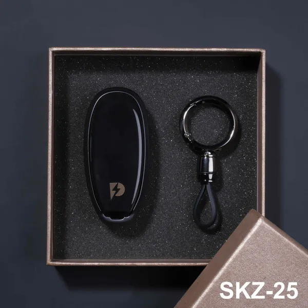 Premium_Tpu_Car_Key_Cover_And_Metal_Keychain(Gunmetal)