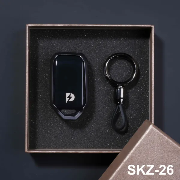 Premium_Tpu_Car_Key_Cover_And_Metal_Keychain(Gunmetal)