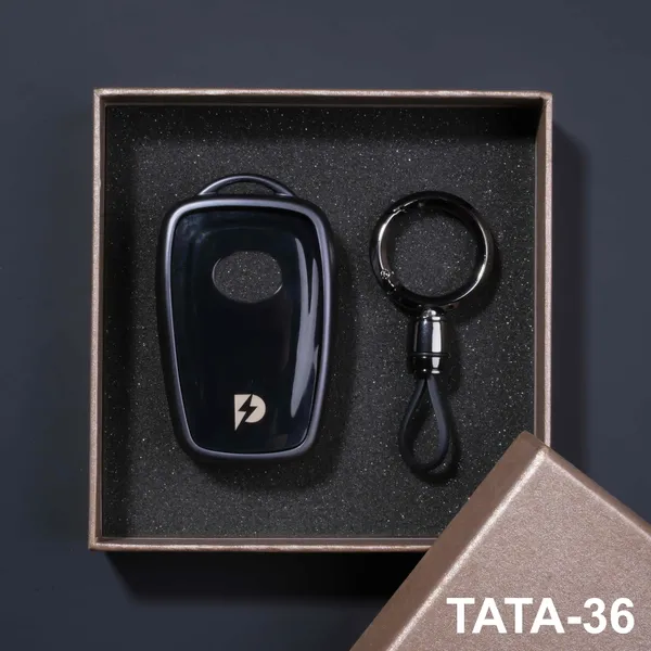 Premium_Tpu_Car_Key_Cover_And_Metal_Keychain(Gunmetal)