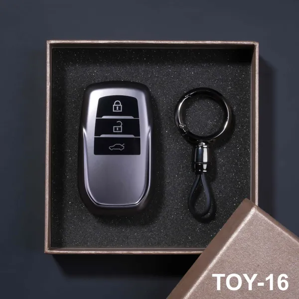 Premium_Tpu_Car_Key_Cover_And_Metal_Keychain(Gunmetal)