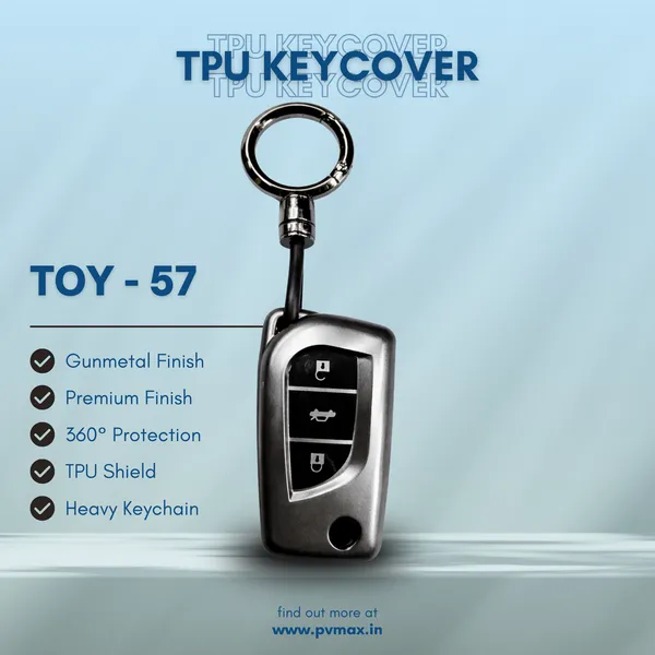 Premium_Tpu_Car_Key_Cover_And_Metal_Keychain(Gunmetal)