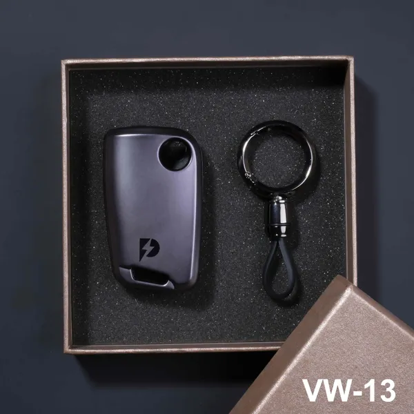 Premium_Tpu_Car_Key_Cover_And_Metal_Keychain(Gunmetal)