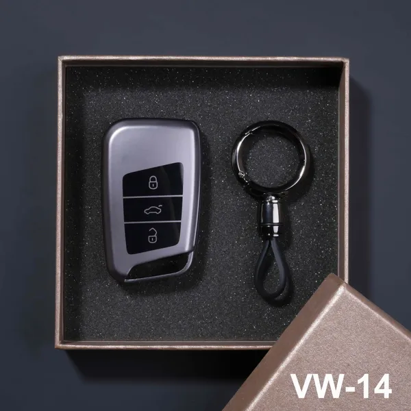 Premium_Tpu_Car_Key_Cover_And_Metal_Keychain(Gunmetal)