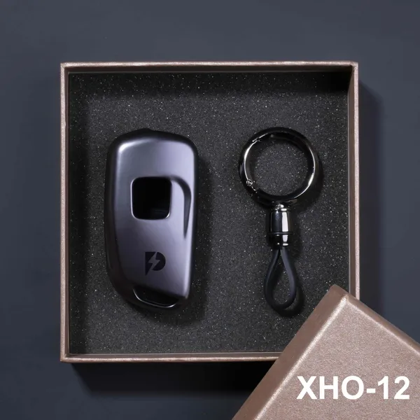 Premium_Tpu_Car_Key_Cover_And_Metal_Keychain(Gunmetal)