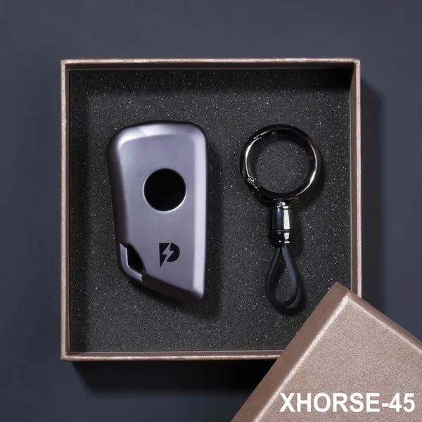 Premium_Tpu_Car_Key_Cover_And_Metal_Keychain(Gunmetal)