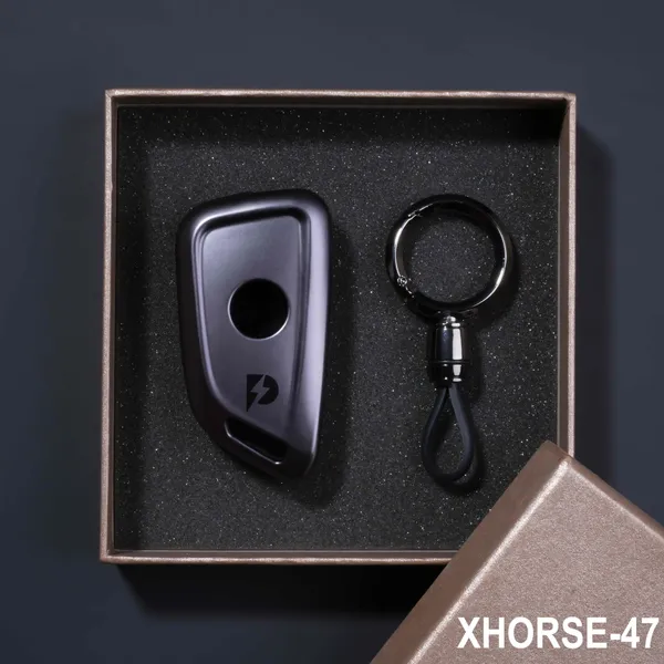 Premium_Tpu_Car_Key_Cover_And_Metal_Keychain(Gunmetal)