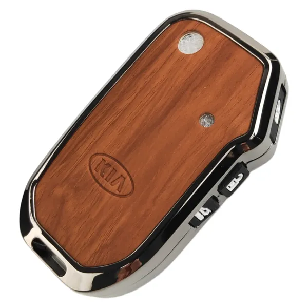 Wooden_Leather_Finish_Metal_Car_Key_Cover_Compatible_with_Kia_Seltos_2023_2024_HTE,_Syros_3_Button_Flip_Key