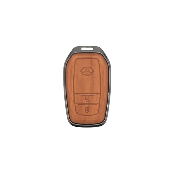 Wooden_Leather_Finish_Metal_Car_Key_Cover_Compatible_with_Toyota_Innova_Crysta,_Hilux,_Invicto_2_Button_Smart