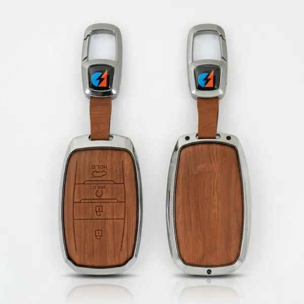Brown_Zinc_Alloy_Premium_Leather_Finish_Key_Cover_With_Key_Chain_For_Car