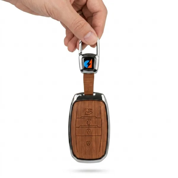 Brown_Zinc_Alloy_Premium_Leather_Finish_Key_Cover_With_Key_Chain_For_Car