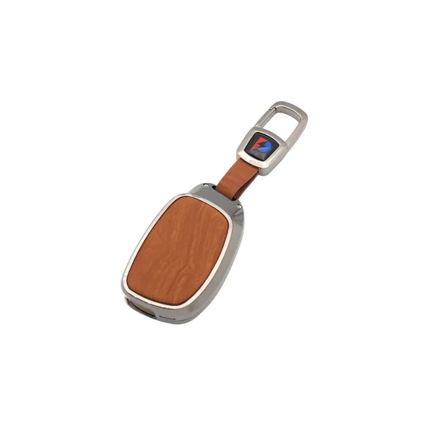 PVMAXWooden_Leather_Finish_Metal_Car_Key_Cover_for_Hyundai_Hyundai_Creta,_Venue,_Tucson,_Alcazar,_I20,_Grand_i10_Nios,_Aura,_Xcent,_Exter_3_Button_Flip_Key