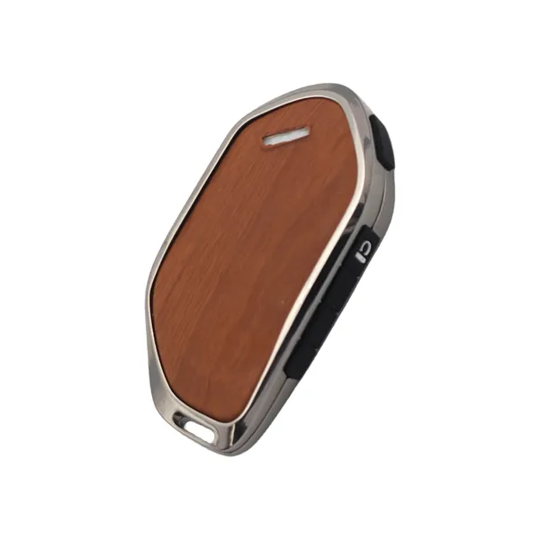 PVMAX_Wooden_Leather_Finish_Metal_Car_Key_Cover_Compatible_with_Kia_Seltos_2026,_Syros,_EV6,_EV9_Smart_Key