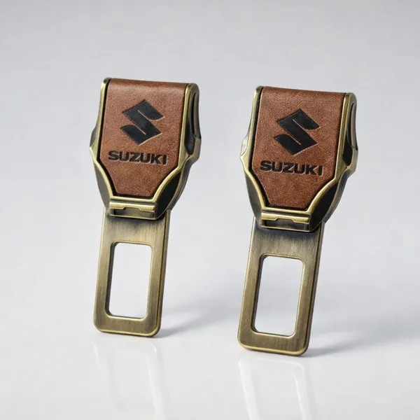 Brown_Leather_Premium_Seat_Belt_Buckle_For_Car_(Pack_Of_2)