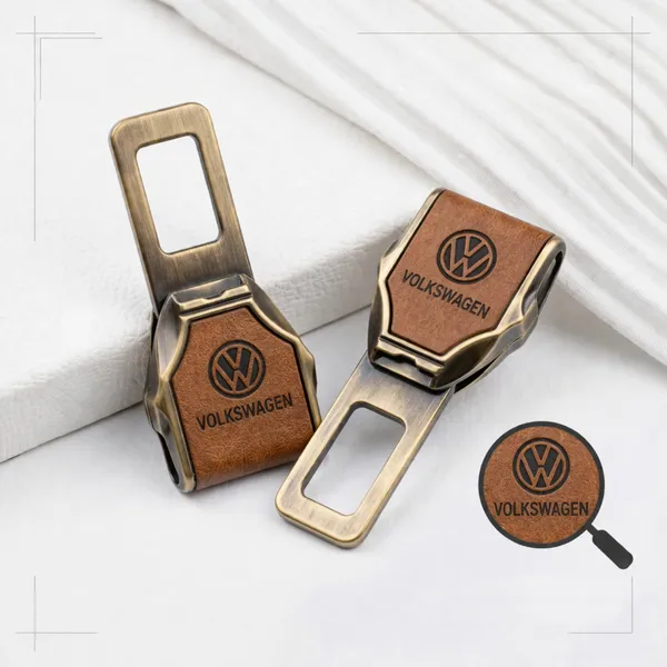 Brown_Leather_Premium_Seat_Belt_Buckle_For_Car_(Pack_Of_2)