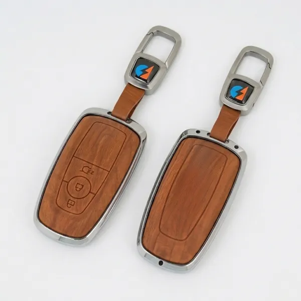 Brown_Zinc_Alloy_Premium_Leather_Finish_Key_Cover_With_Key_Chain_For_Car