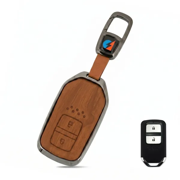 Brown_Zinc_Alloy_Premium_Leather_Finish_Key_Cover_With_Key_Chain_For_Car