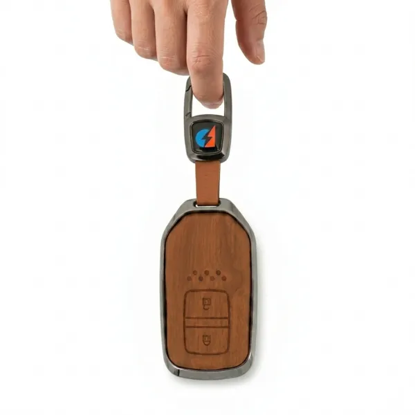 Brown_Zinc_Alloy_Premium_Leather_Finish_Key_Cover_With_Key_Chain_For_Car