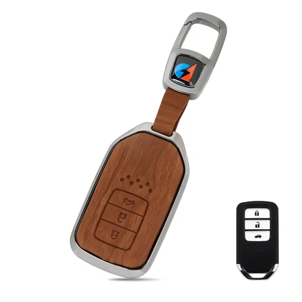 Brown_Zinc_Alloy_Premium_Leather_Finish_Key_Cover_With_Key_Chain_For_Car