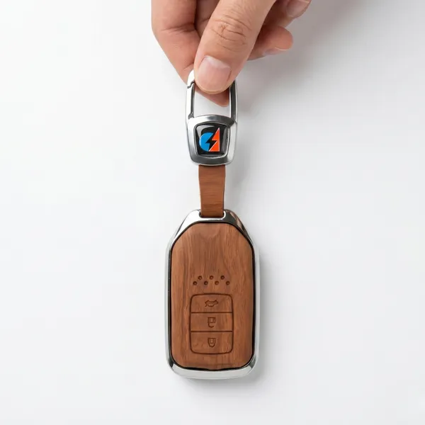 Brown_Zinc_Alloy_Premium_Leather_Finish_Key_Cover_With_Key_Chain_For_Car