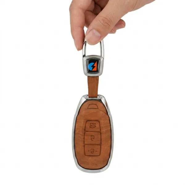 Brown_Zinc_Alloy_Premium_Leather_Finish_Key_Cover_With_Key_Chain_For_Car