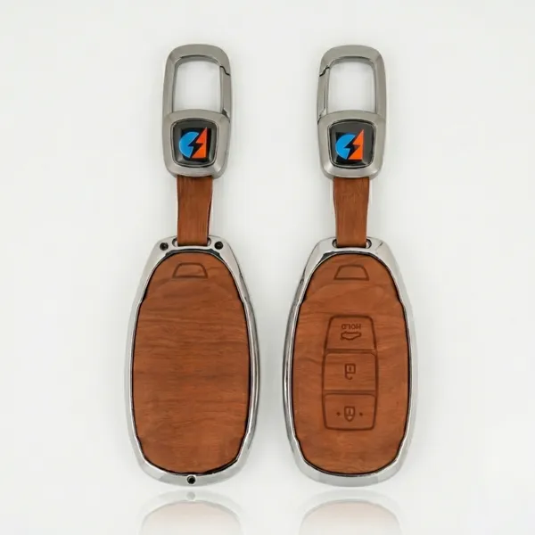 Brown_Zinc_Alloy_Premium_Leather_Finish_Key_Cover_With_Key_Chain_For_Car