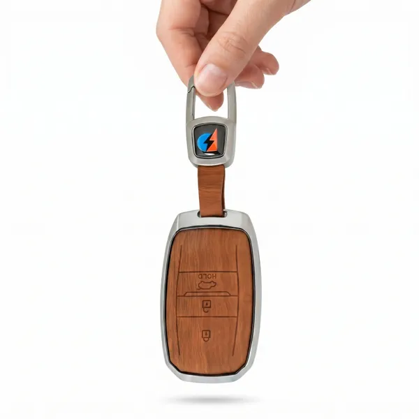 Brown_Zinc_Alloy_Premium_Leather_Finish_Key_Cover_With_Key_Chain_For_Car