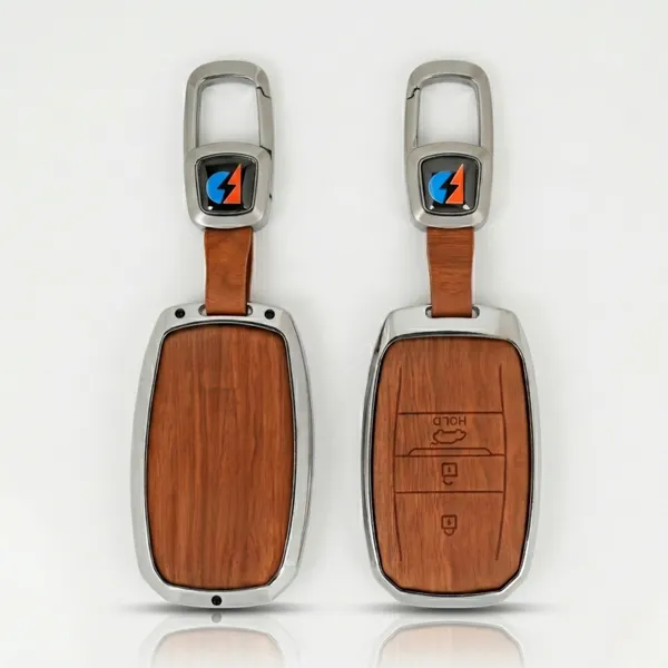 Brown_Zinc_Alloy_Premium_Leather_Finish_Key_Cover_With_Key_Chain_For_Car