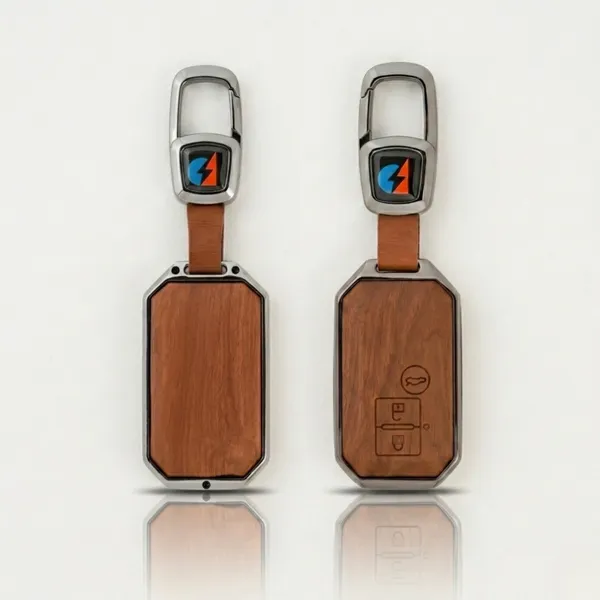 Brown_Zinc_Alloy_Premium_Leather_Finish_Key_Cover_With_Key_Chain_For_Car