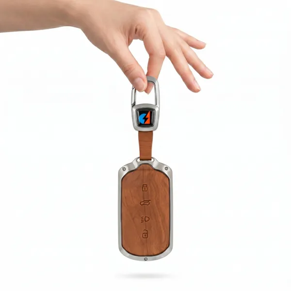 Brown_Zinc_Alloy_Premium_Leather_Finish_Key_Cover_With_Key_Chain_For_Car