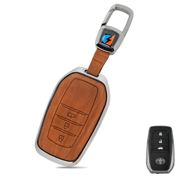 Brown_Zinc_Alloy_Premium_Leather_Finish_Key_Cover_With_Key_Chain_For_Car