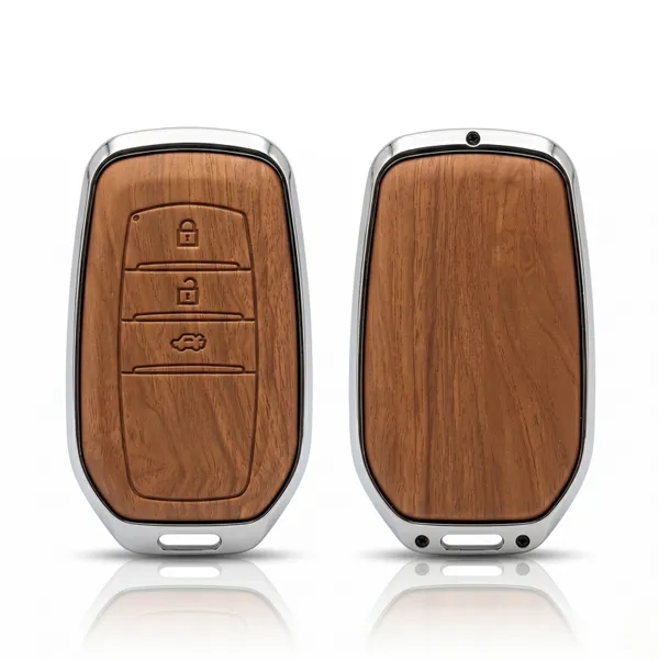 Brown_Zinc_Alloy_Premium_Leather_Finish_Key_Cover_With_Key_Chain_For_Car