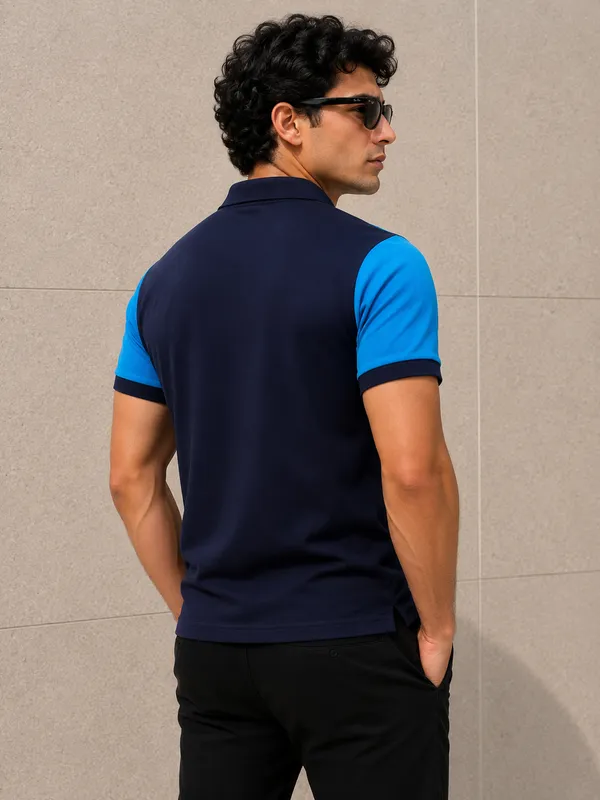 Indian_Blue_White_&_Navy_Polo_T-Shirt_For_Men_-_Classic_Casual_Wear
