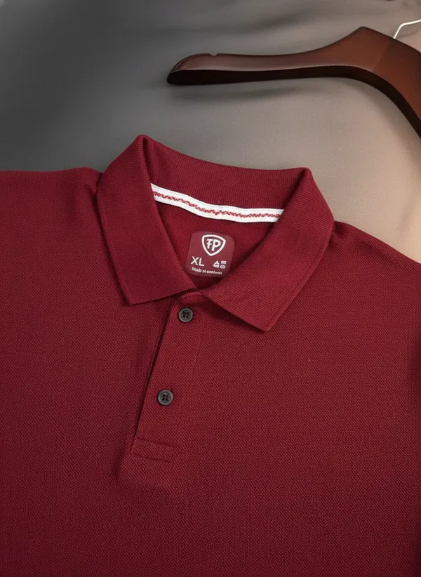Maroon_Polo_T-Shirt_For_Men_-_Classic_Casual_Wear