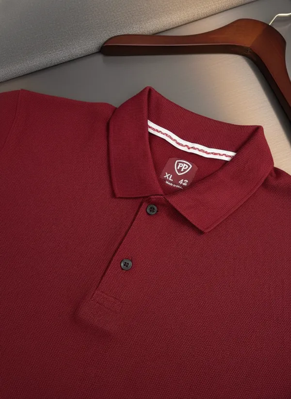 Maroon_Polo_T-Shirt_For_Men_-_Classic_Casual_Wear