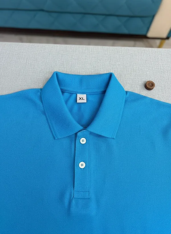 Indian_Blue_Polo_T-Shirt_For_Men_-_Classic_Casual_Wear