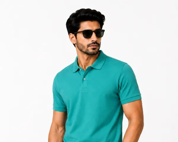 Ocean_Green_Polo_T-Shirt_For_Men_-_Classic_Casual_Wear