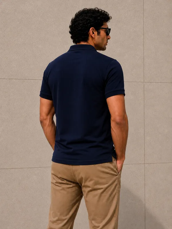 Yellow_White_&_Navy_Blue_Polo_T-Shirt_For_Men_-_Classic_Casual_Wear