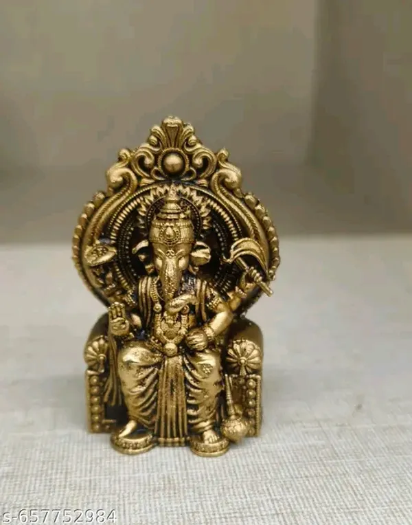 Brass_Lord_Ganesha_Seated_on_Throne_Idol
