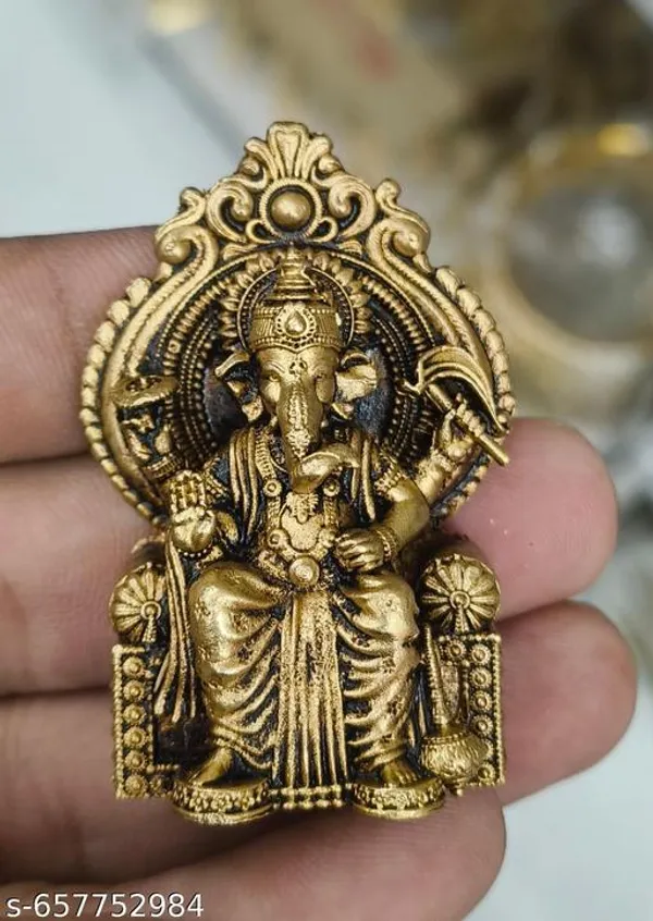 Lalbaugcha_Raja_Ganesha_Antique_Finish_Suitable_For_Home_Or_Office_Decor