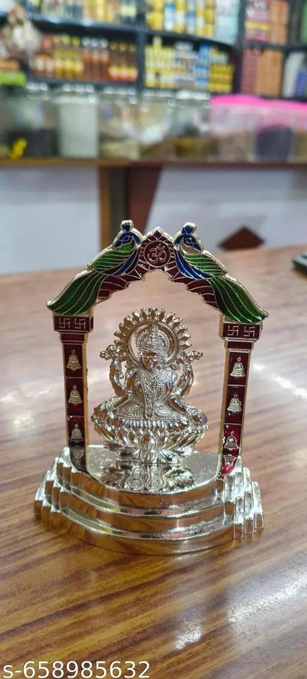 Silver_Plated_Lakshmi_Ji_Idol_Temple_Design_For_Home_Decor_Laxmi_Statue_For_Pooja_Return_Gifts_Prosperity_Gift_For_Housewarming