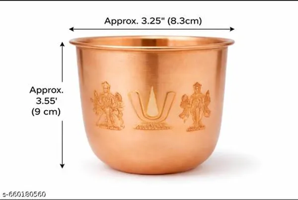 Pure_Copper_Puja_Bowl_For_Pooja_Vishnu_Design_Kalash_Bowl_Temple_Home_Use_3.5_Inch_Copper_Sangu_Sakkara_Namam_Vattil_Or_Padi