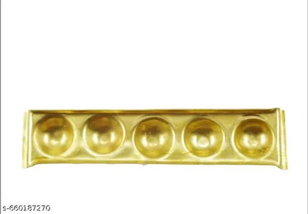 Ghee_Diya_Holder_With_Five_Diya_Spots_5_Wicks_Brass_Ghee_Diya_Plate