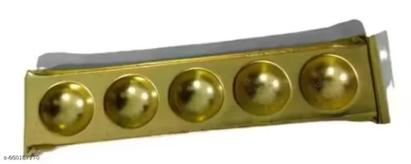 Ghee_Diya_Holder_With_Five_Diya_Spots_5_Wicks_Brass_Ghee_Diya_Plate