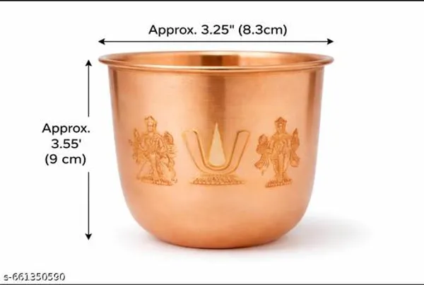 Pure_Copper_Puja_Bowl_For_Pooja_Vishnu_Design_Kalash_Bowl_Temple_Home_Use_3.5_Inch_Copper_Sangu_Sakkara_Namam_Vattil_Or_Padi