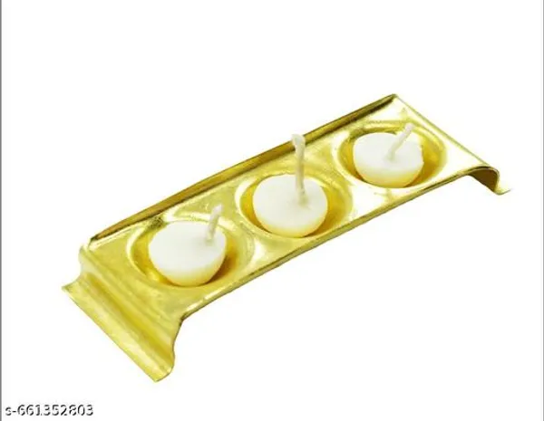 Pure_Brass_Ghee_Diya_Plate_And_Ghee_Diya_Holder_3_wicks_Ghee_Plate