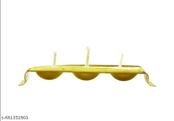 Pure_Brass_Ghee_Diya_Plate_And_Ghee_Diya_Holder_3_wicks_Ghee_Plate