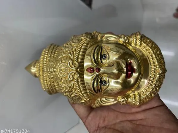 Pure_Brass_Ammavari_Goddess_Lakshmi_Face_Or_Mukhota_Used_For_Pooja_Rituals