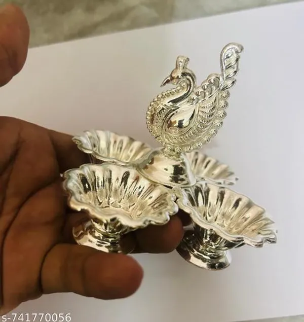 Silver_Plated_Brass_Four_Cup_Kumkum_Holder_Also_Known_As_A_Panchyawala